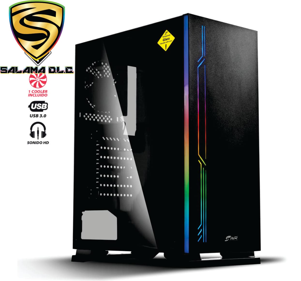 Chasis Gamer Super Hero Atomic JX114