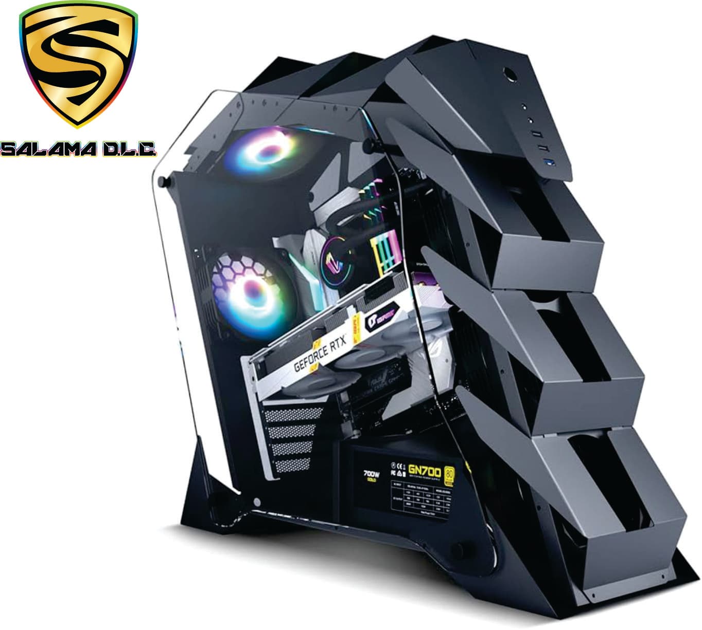 Chasis Gamer Super Hero Vetroo K1 Pangolin ATX