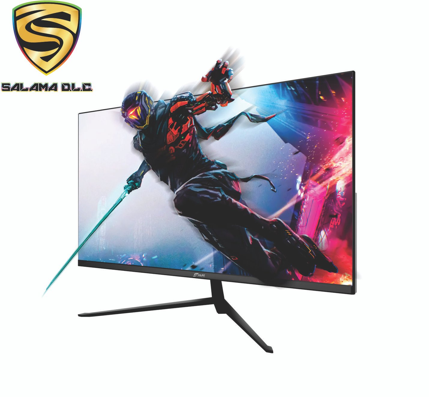 MONITOR GAMER J&R DE 27 PULGADAS CURVO 75 HZ A 3MS DE RESPUESTA ULTRADELGADO FULL HD
