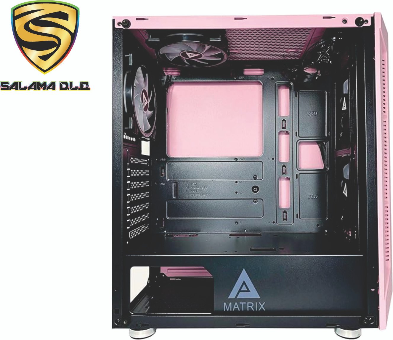 CHASIS GAMER SUPER HERO APEVIA MATRIX-PK - Image 2