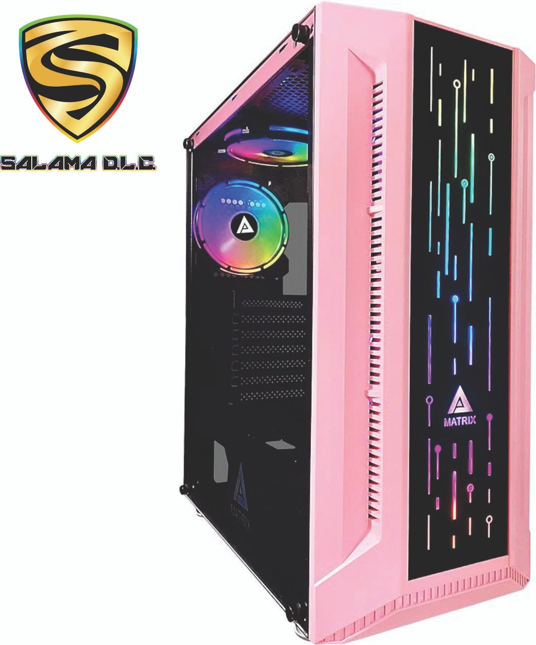 CHASIS GAMER SUPER HERO APEVIA MATRIX-PK