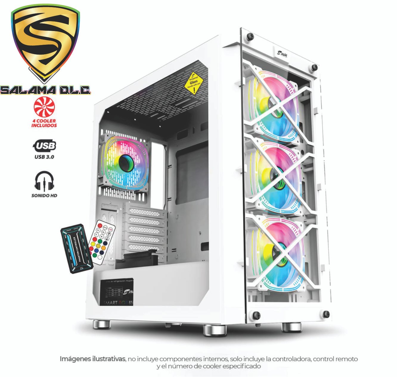 CHASIS GAMER SUPER HERO JX110-B